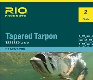 Koop Vandaag Rio Taperad Tarpon Fluorocarbon Leader 12ft / 3,7m 2-Pack 30/60lb