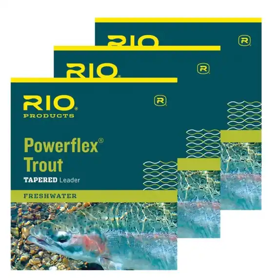 RIO Powerflex Troutleader 12ft 3X 0,20mm/4,5kg Betaalbaar