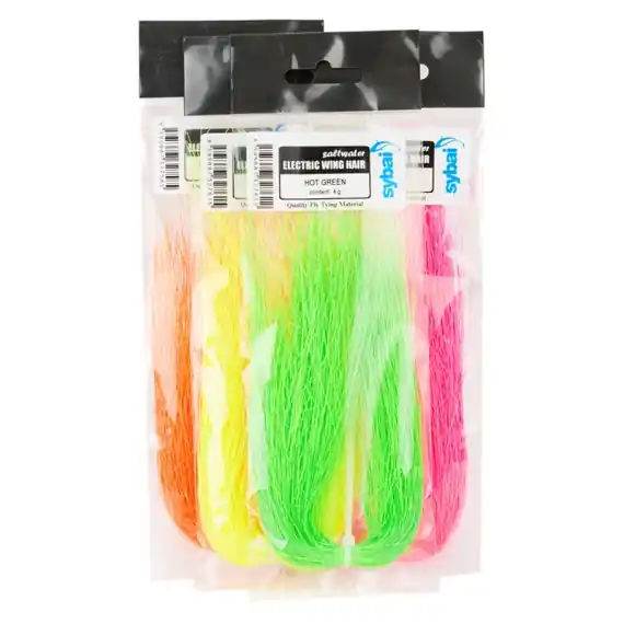 Saltwater Electric Wing Hair - Fluo Pink Beperkt Aanbod