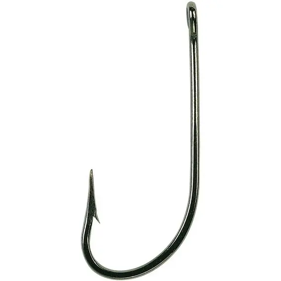 Mustad Stainless Steel Single Hook, Straight 2/0 Koopje