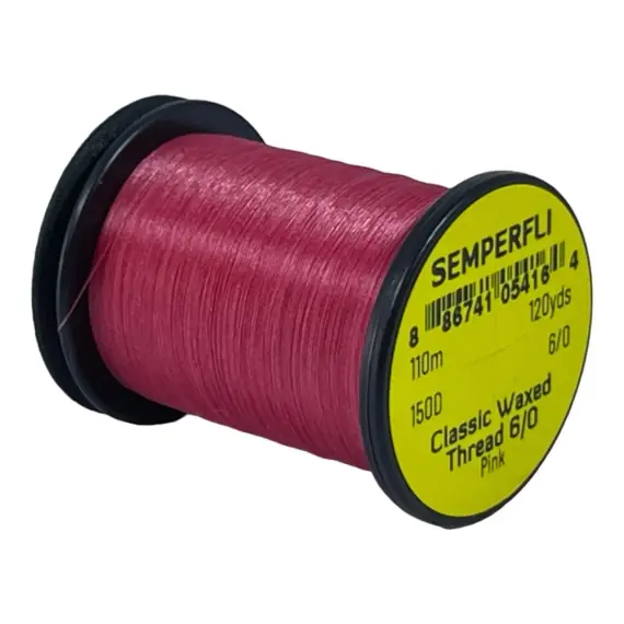 Lage Prijs Semperfli Classic Waxed Thread 110m 12/0 - Pink