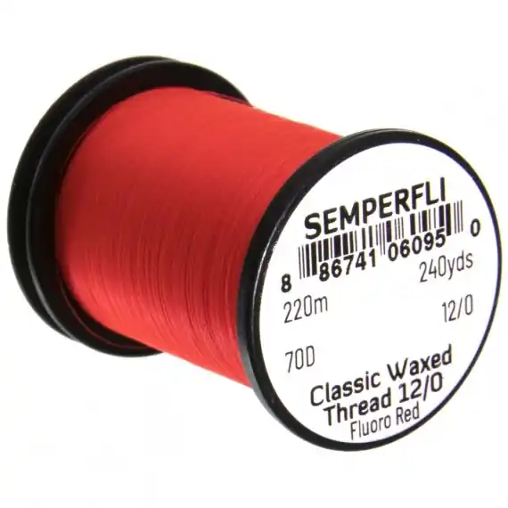 Semperfli Waxed Thread 12/0 - Black Beperkte Voorraad