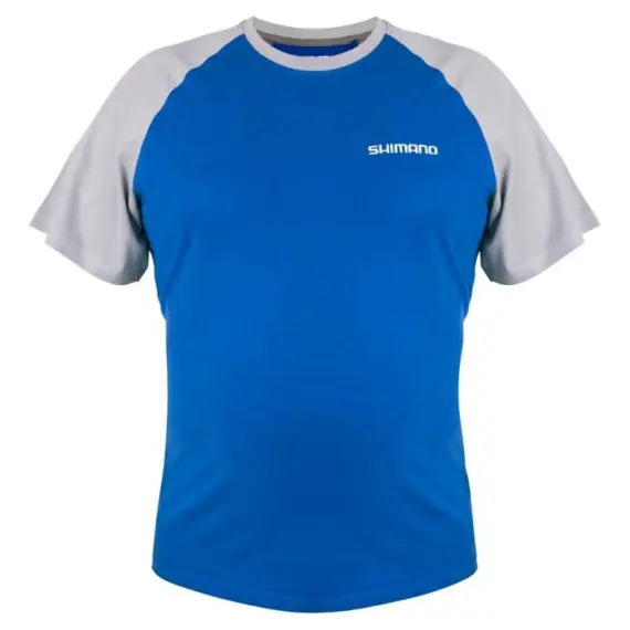Actieprijs Shimano Short Sleeve T-Shirt Blue - M