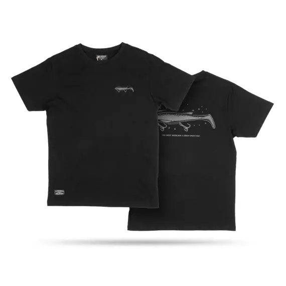 Tijdelijk Beschikbaar SQRTN x Söder Sportfiske Scout Shad Tee, Black - S