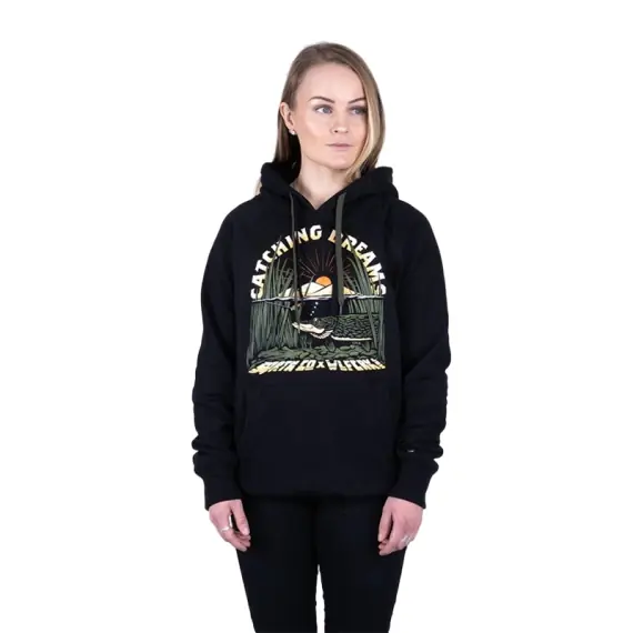 Laatste Versie SQRTN X Wolfcreek Lures Dreams Hood, Black - S