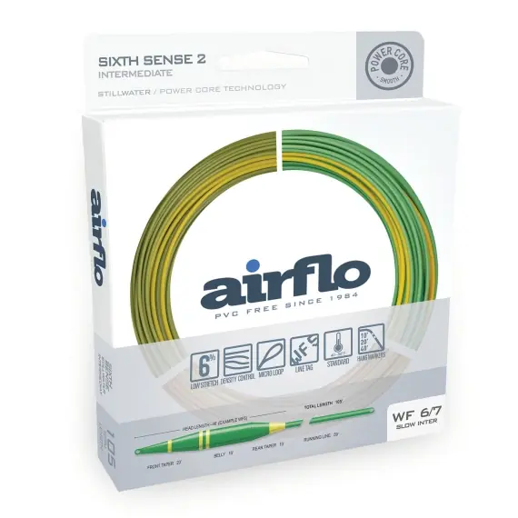 Lage Prijs Airflo Sixth Sense Fast Intermediate Fly Line - #8/9
