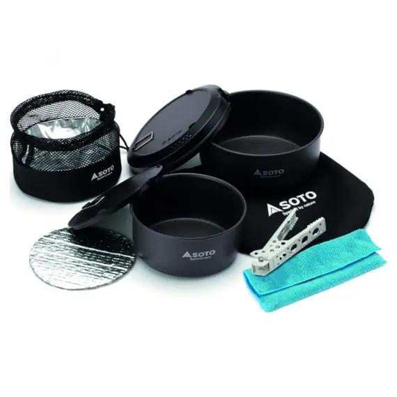 Soto Navigator Cook Set Black Finale Uitverkoop