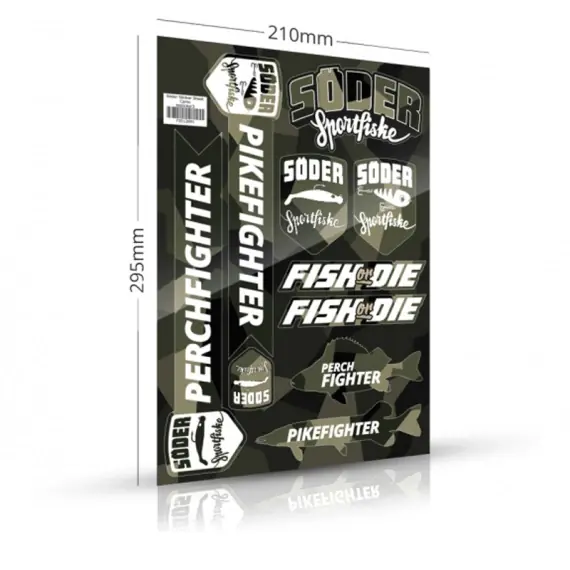 Söder Sticker Sheet Camo Flitsaanbieding