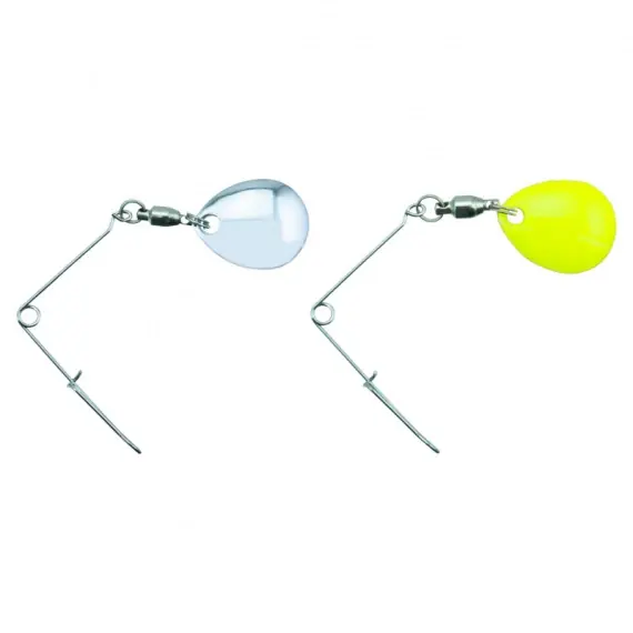 Aanbieding Svartzonker Spinner Rig X-small 2pcs - Gold/Fluo Red