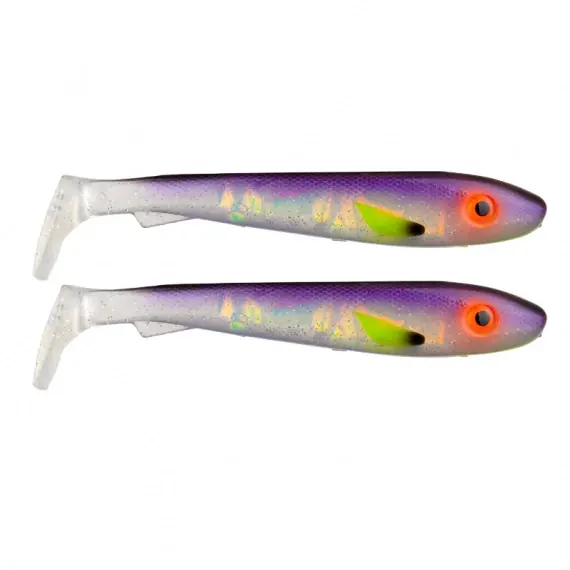 Snelle Levering Svartzonker Big McRubber 25cm (2-pak) - Söder Custom Amazing White Fish Flash