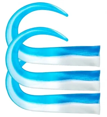 SvartZonker Glide Tail Junior C1 Chartreuse 3-pak Laatste Versie