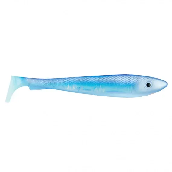 Tijdelijk Beschikbaar SvartZonker McRubber Flash Shad 23cm (2-pak) - Blue Silver