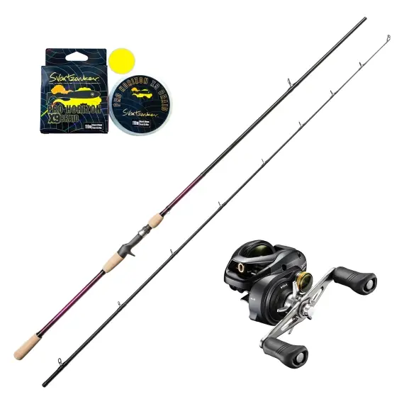 Voordeelprijs SvartZonker The Force Comfort 8'6'' 30-140g Curado Casting Combo