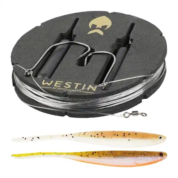 Westin Dropshot Rig Kit Shadteez Pintail 14g #1 150cm 0,30mm - Dark Water Mix Superprijs