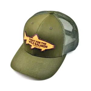 Frödin Flies Green/Olive Wild Salmon Trucker Hat Rechtstreeks Van De Fabrikant