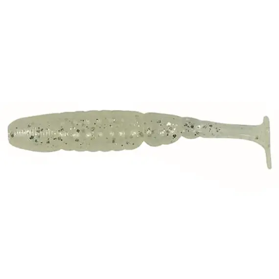 Baitbreath BYS T.T Shad 8cm - Clear White/Silver Gecertificeerd