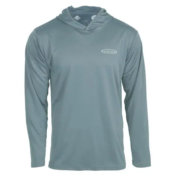 Vision Bamboo Bug & UV Hoodie Stone Blue - XS Favoriet