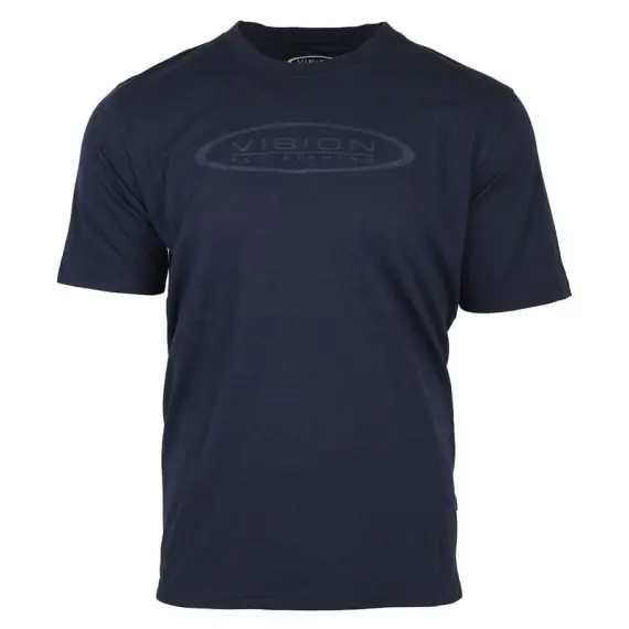 Vision Logo T-shirt Navy Blue -S Exclusieve Aanbieding
