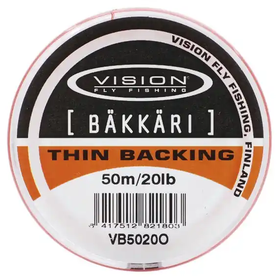 Gratis Retour Vision Bäkkäri 50m ORANGE 20lb