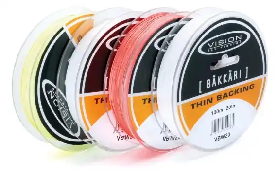 Vision Bäkkäri / Backing 50m White 20lb Gereduceerde Prijs