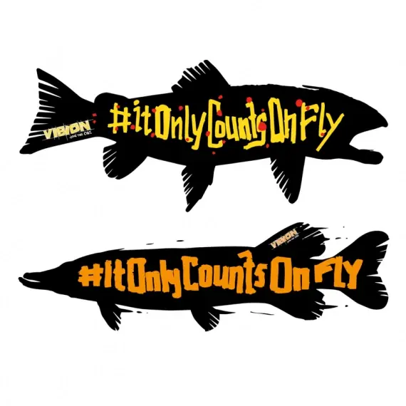 Nieuw Vision It Only Counts Double Sticker 153mm