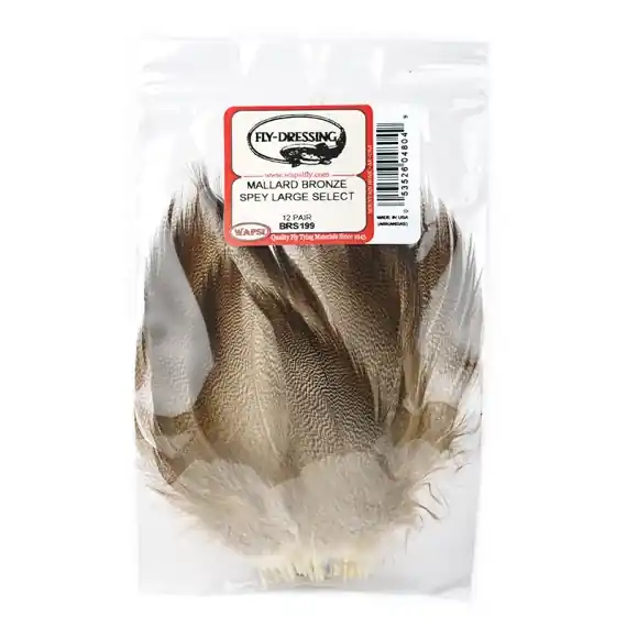 Wapsi Mallar Bronze Spey Large Select Hoge Kwaliteit