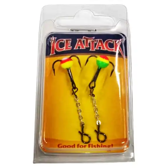Finnex Chain Treble Hook M (2pcs) - #10 - 2.5cm Gecertificeerd