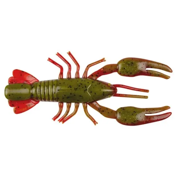 Favoriet Yum Ned Craw 6cm (7-pak) - Dark Brown/Red Brown
