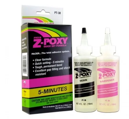 Zpoxy 5-min (8oz, 236ml) Tijdelijk Beschikbaar