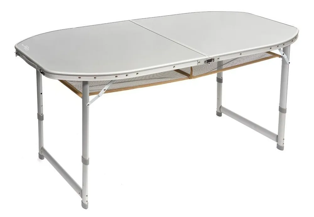 Seizoensaanbieding Bo-Camp Tafel Premium Ovaal Koffermodel 150x80 cm