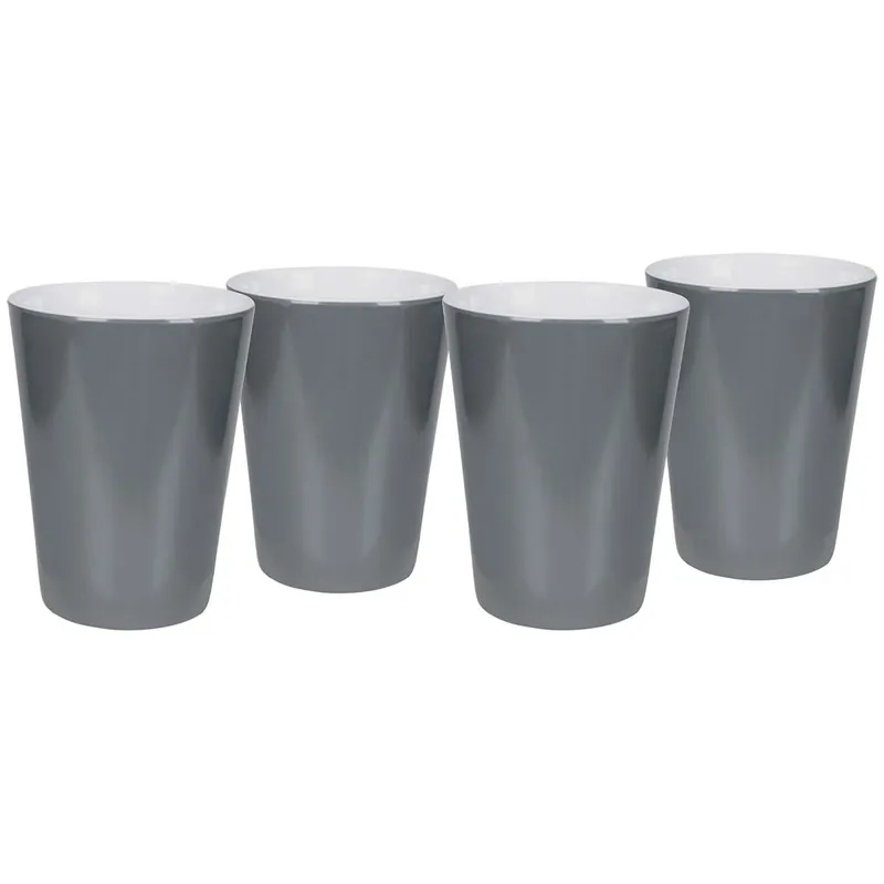 Bo-Camp Beker Two Tone (4 stuks) Superprijs
