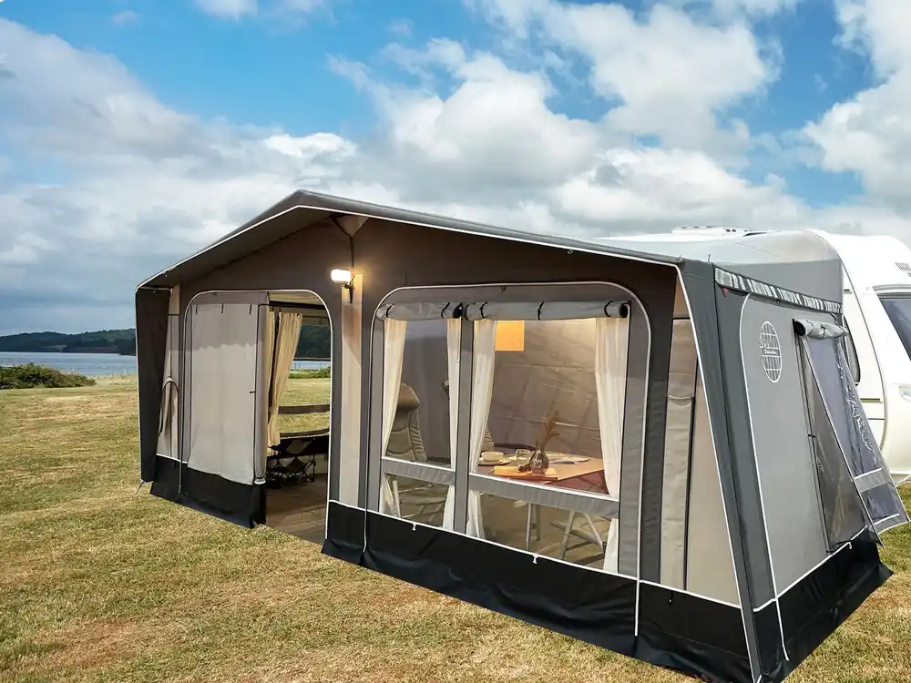 Voortent Isabella Nordic 300 incl. MegaFrame Flitsaanbieding