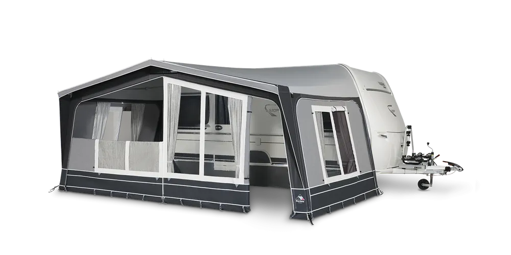 Voortent Doréma Diamond XL 300 incl. staal frame Aanbieding