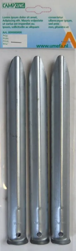 Gereduceerde Prijs Tentharing halfrond 30 cm - 10 stuks