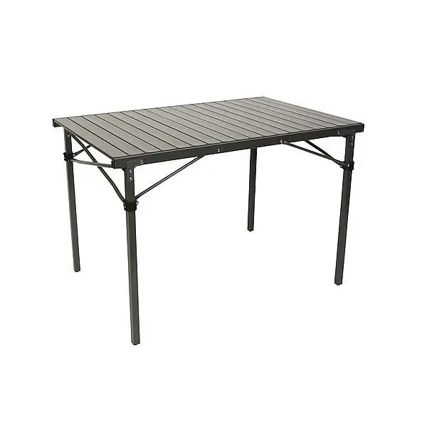 Weekendaanbieding Bo-Camp Tafel Lamel Solid