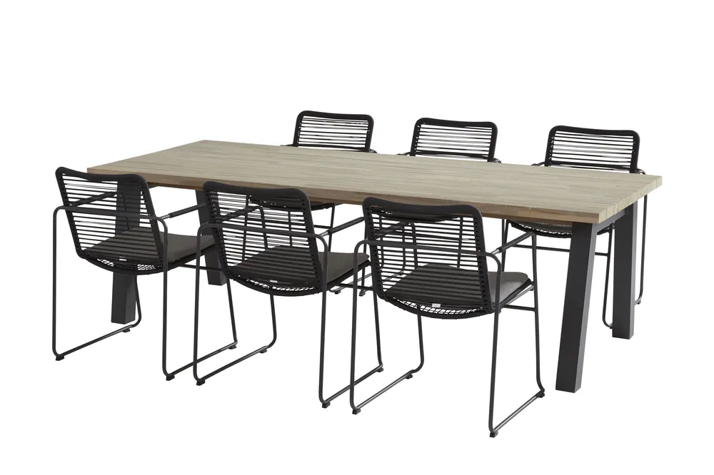 Seizoensaanbieding Taste 4SO Elba Tuinset 6 personen 240x100cm