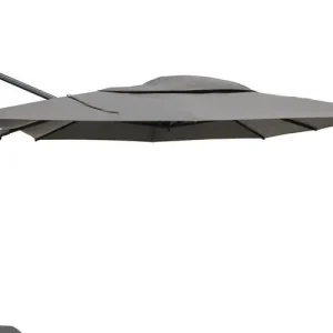Meest Verkocht 4SO Hacienda parasol 300 x 400 cm charcoal/anthracite