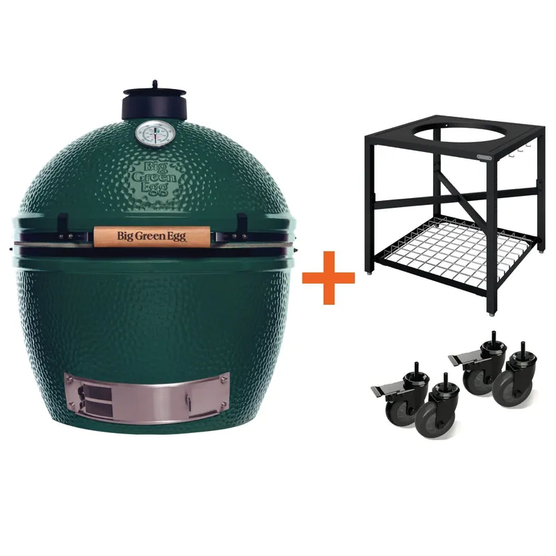 Big Green Egg XLarge incl. Egg Frame & Caster Kit Hoge Kwaliteit