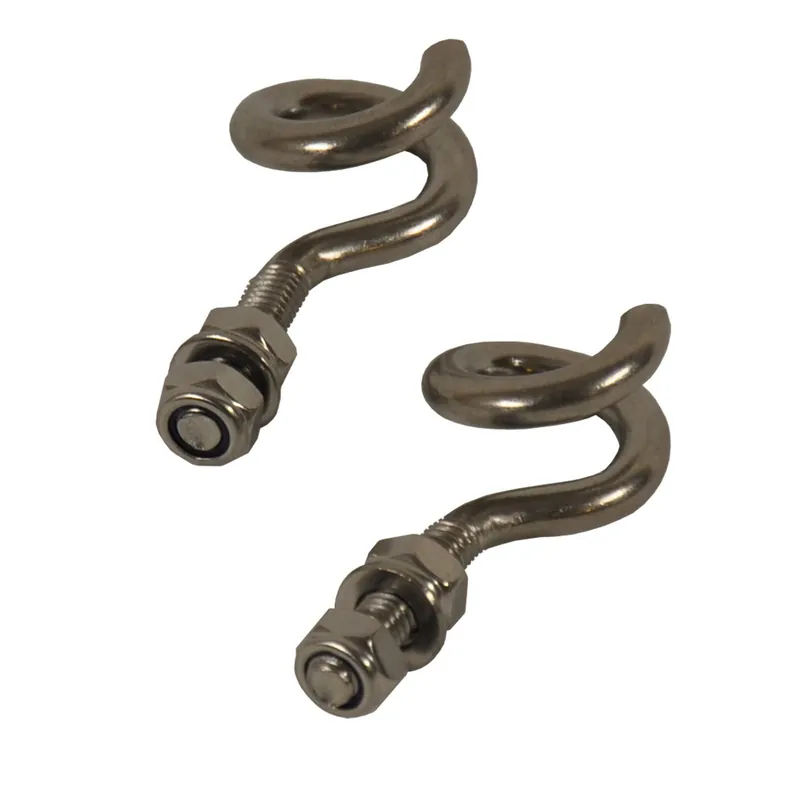 Fabrieksprijs Krulhaak RVS (set 2 stuks)