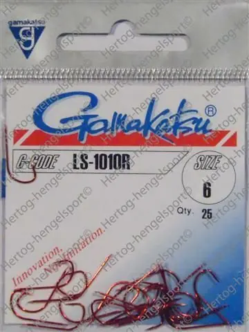Gamakatsu 1010R Rood 14 Laatste Versie