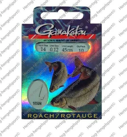 Gamakatsu 1050N Roach 14/12 Seizoensaanbieding
