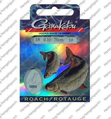 Gamakatsu 1050N Roach 18/8 Uitverkoop