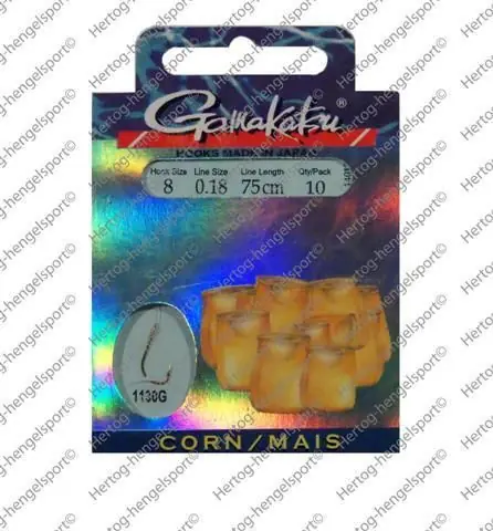 Populair Gamakatsu 1130G Corn 8 0.18mm