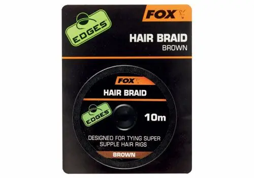 Fox Edges Hair Braid Brown 10m Gereduceerde Prijs