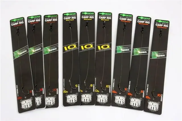 Goedkoop Korda Carp DF Rig Wide Gape Size X 8 20L