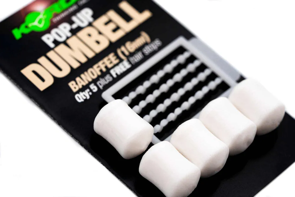 Uitverkoop Korda Pop-Up Dumbell Banoffee 12 mm