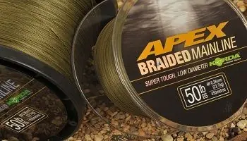 Korda Apex Braided Mainline 50lb 450m Seizoensaanbieding