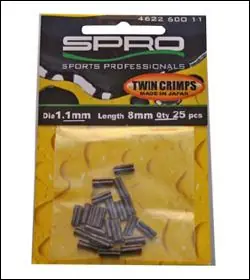 Spro Predator Twin Crimps 1,3mm 25pcs Exclusieve Aanbieding