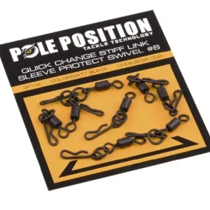 Pole Position Quick Change Stiff Link Sleeve Protect Swivel Size 8 Direct Beschikbaar