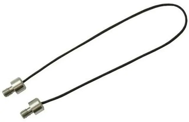 Flitsaanbieding Solar Stainless Ended Black Cord 9inch